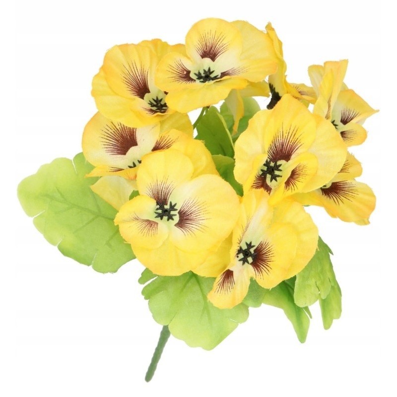 BRATKI BUKIET BRATKÓW GĘSTY DUŻY SZTUCZNE KWIATY 28CM