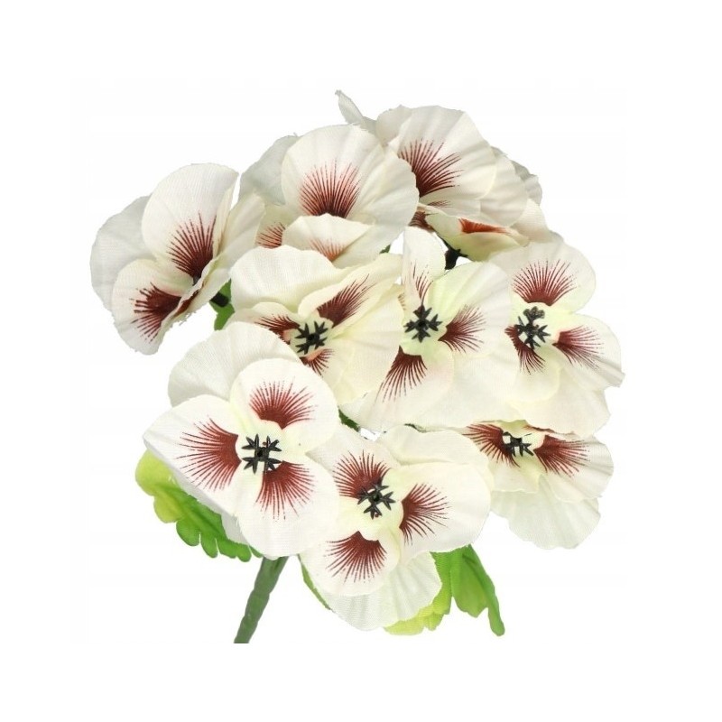 BRATKI BUKIET BRATKÓW GĘSTY DUŻY SZTUCZNE KWIATY 28CM