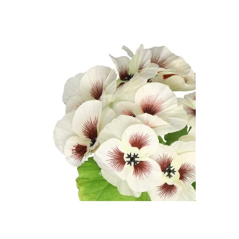 BRATKI BUKIET BRATKÓW GĘSTY DUŻY SZTUCZNE KWIATY 28CM