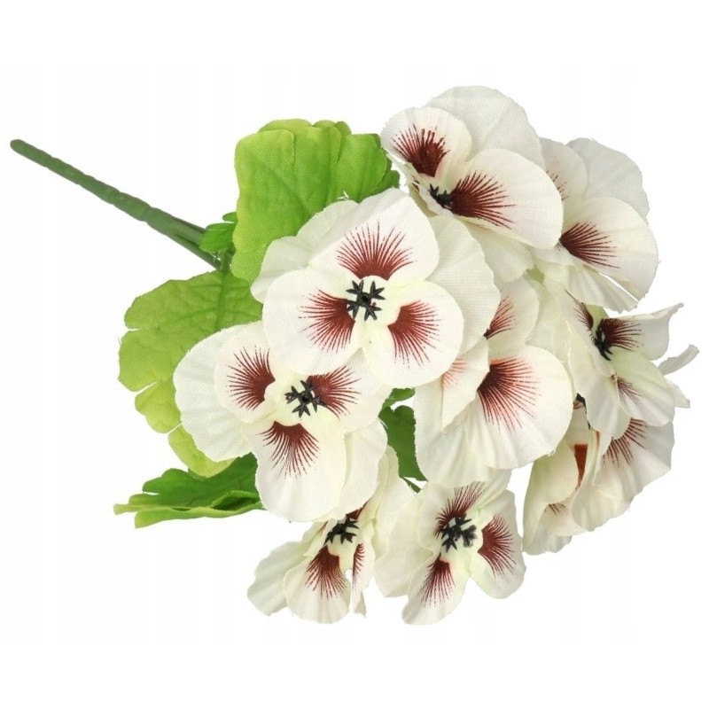 BRATKI BUKIET BRATKÓW GĘSTY DUŻY SZTUCZNE KWIATY 28CM