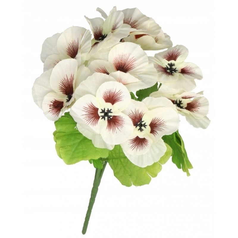 BRATKI BUKIET BRATKÓW GĘSTY DUŻY SZTUCZNE KWIATY 28CM