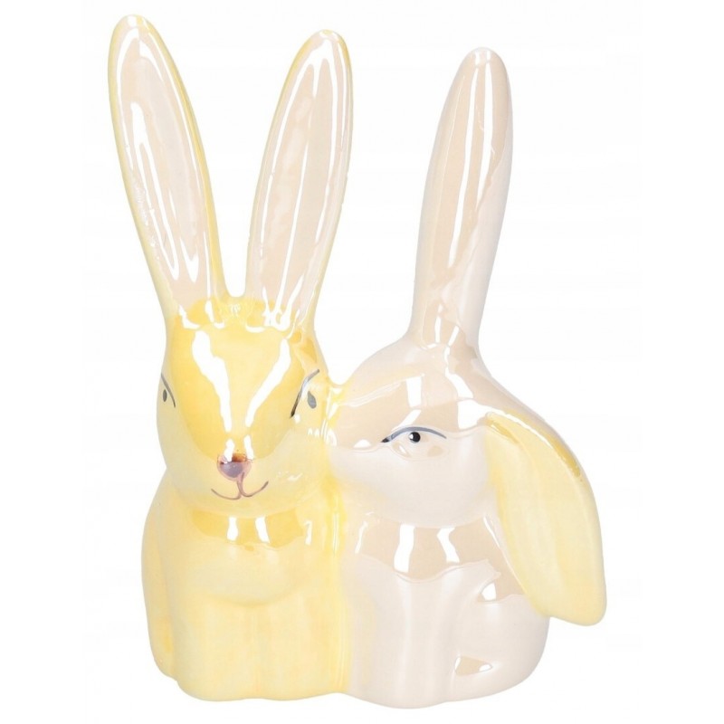 ZAJĄC ZAJĄCZEK CERAMICZNY WIELKANOCNY FIGURKA