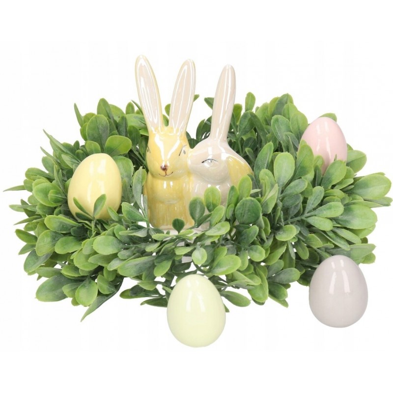 ZAJĄC ZAJĄCZEK CERAMICZNY WIELKANOCNY FIGURKA