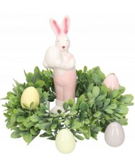 ZAJĄC ZAJĄCZEK CERAMICZNY WIELKANOCNY FIGURKA