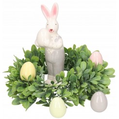 cZAJĄC ZAJĄCZEK CERAMICZNY WIELKANOCNY FIGURKA