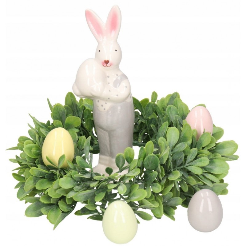 cZAJĄC ZAJĄCZEK CERAMICZNY WIELKANOCNY FIGURKA