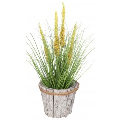 DONICZKA OSŁONKA DREWNIANA KORA SZARA 17CM