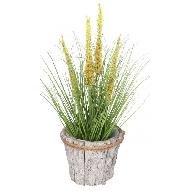 DONICZKA OSŁONKA DREWNIANA KORA SZARA 17CM