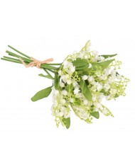 BUKIET BUKIECIK SZTUCZNE KWIATY ROŚLINY KONWALIE