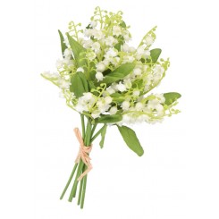 BUKIET BUKIECIK SZTUCZNE KWIATY ROŚLINY KONWALIE