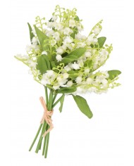 BUKIET BUKIECIK SZTUCZNE KWIATY ROŚLINY KONWALIE