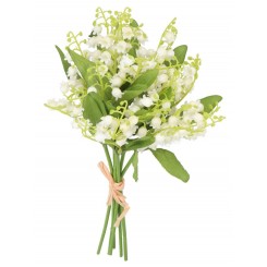 BUKIET BUKIECIK SZTUCZNE KWIATY ROŚLINY KONWALIE