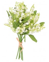 BUKIET BUKIECIK SZTUCZNE KWIATY ROŚLINY KONWALIE