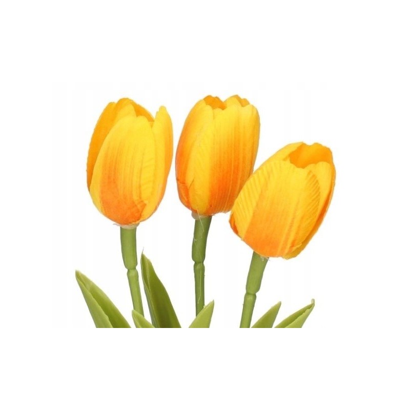 TULIPANY BUKIET TULIPANÓW KWIATY GUMOWE JAK ŻYWE
