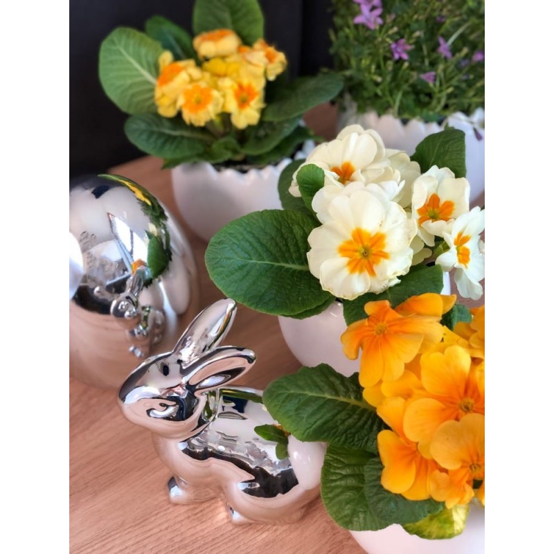ZAJĄC ZAJĄCZEK CERAMICZNY WIELKANOCNY 9CM FIGURKA