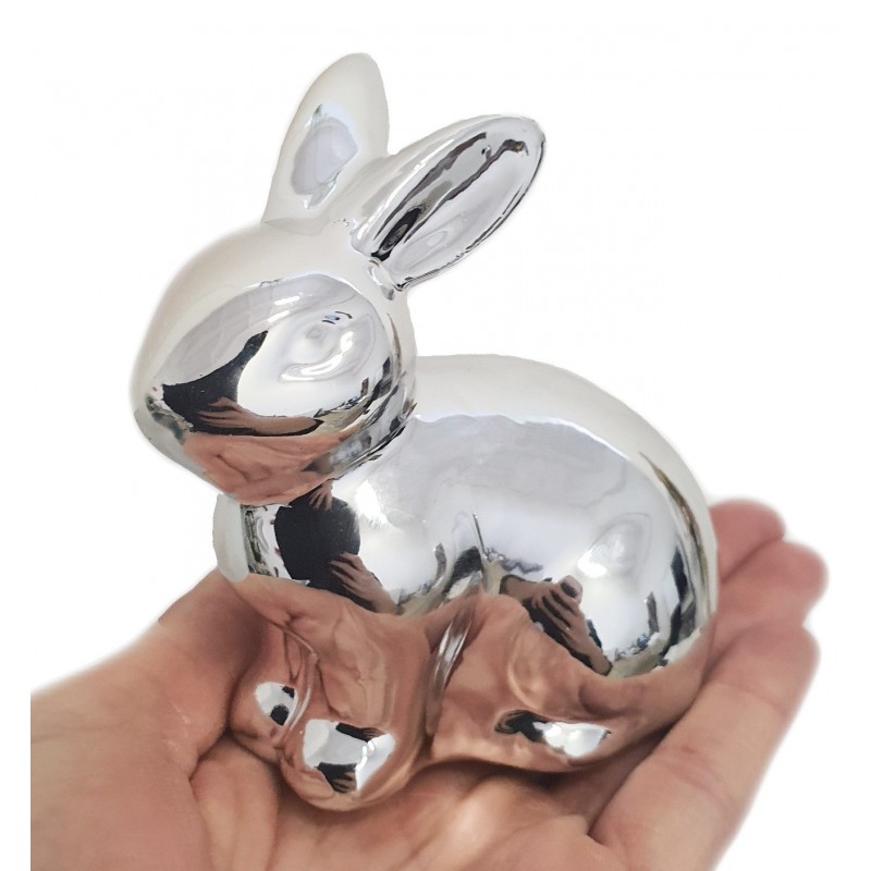 ZAJĄC ZAJĄCZEK CERAMICZNY WIELKANOCNY 9CM FIGURKA