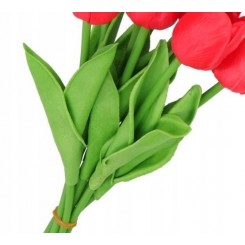 TULIPANY BUKIET TULIPANÓW GUMOWANE GUMOWE SILIKONOWE JAK ŻYWE