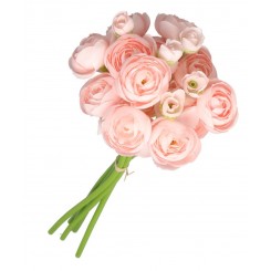 BUKIET PEŁNIK JASKRY SZTUCZNE KWIATY 29 CM 6 GAŁ PEONIA PIWONIA