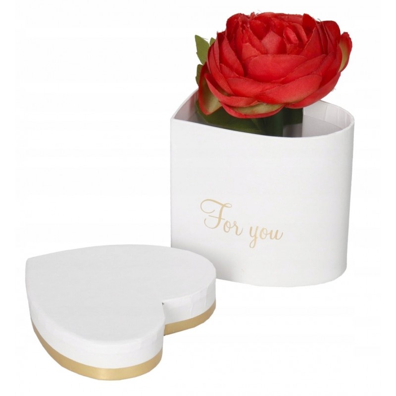FLOWER BOX PUDEŁKO NA KWIATY SERCE DEKORACJE