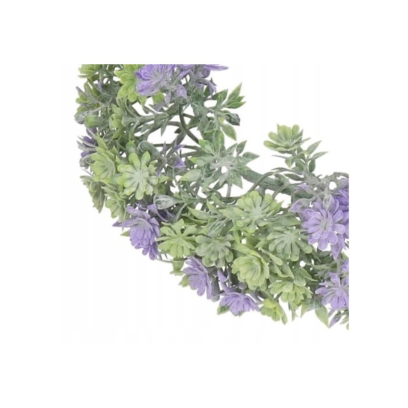 WIANEK DEKORACYJNY WIANKI SZTUCZNE KWIATY DUŻY