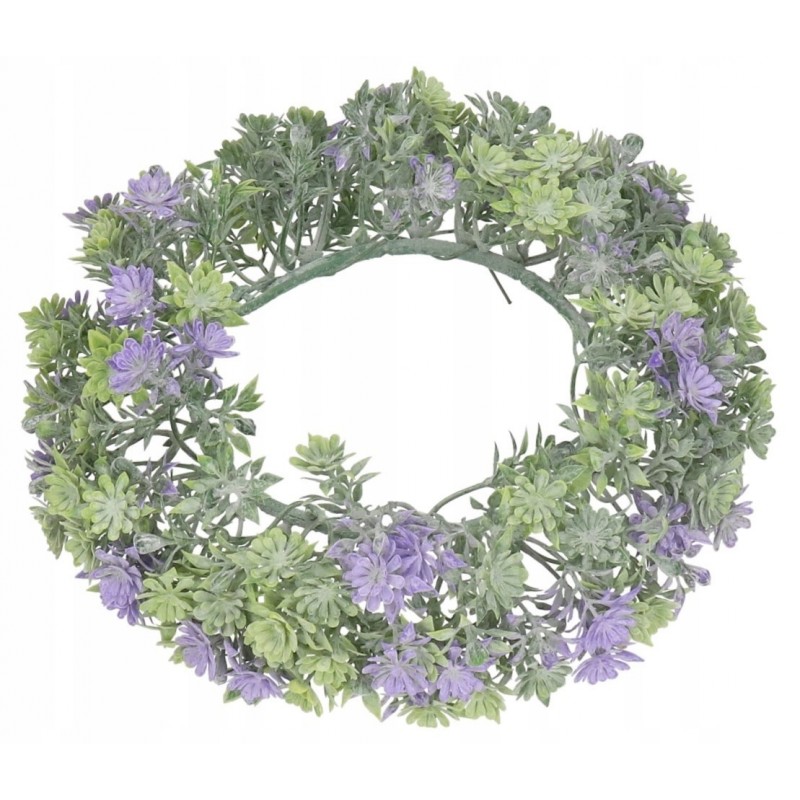 WIANEK DEKORACYJNY WIANKI SZTUCZNE KWIATY DUŻY