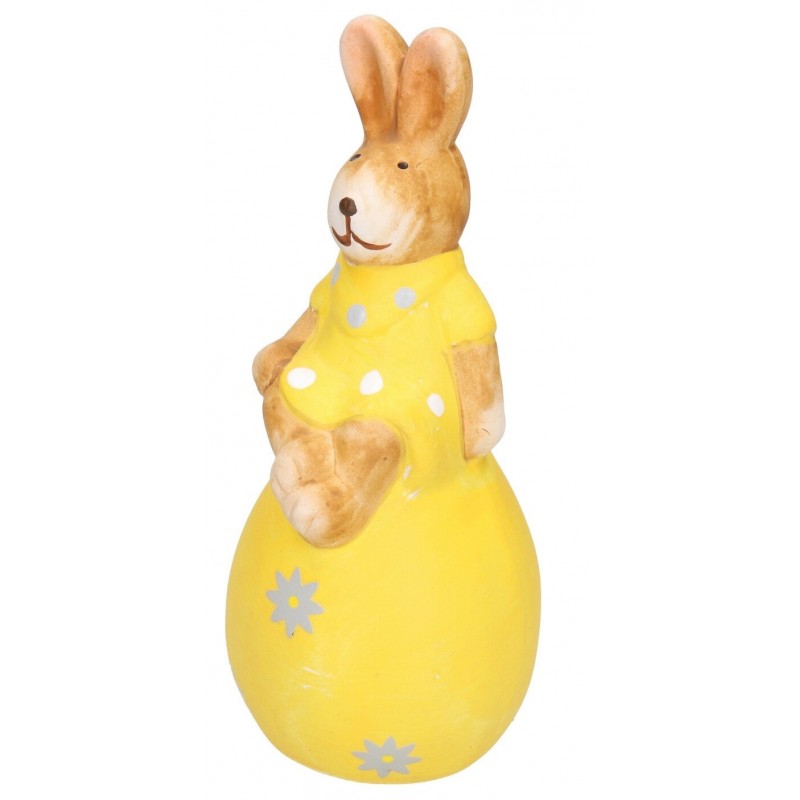 ZAJĄC ZAJĄCZEK CERAMICZNY FIGURKA WIELKANOCNA
