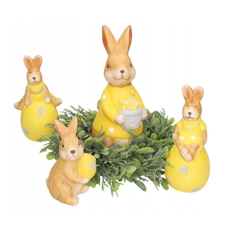 ZAJĄC ZAJĄCZEK CERAMICZNY FIGURKA WIELKANOCNA