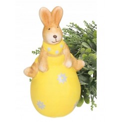 ZAJĄC ZAJĄCZEK CERAMICZNY FIGURKA WIELKANOCNA