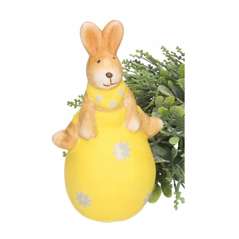 ZAJĄC ZAJĄCZEK CERAMICZNY FIGURKA WIELKANOCNA