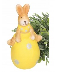 ZAJĄC ZAJĄCZEK CERAMICZNY FIGURKA WIELKANOCNA