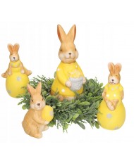 ZAJĄC ZAJĄCZEK CERAMICZNY FIGURKA WIELKANOCNA