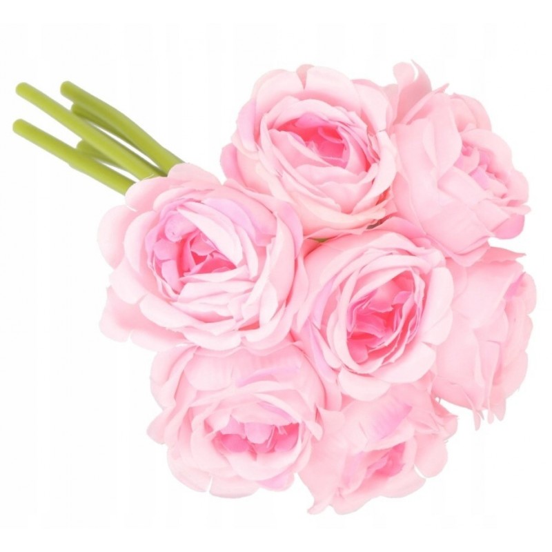 RÓŻA RÓŻE BUKIET GĘSTY SZTUCZNE KWIATY JAK ŻYWE