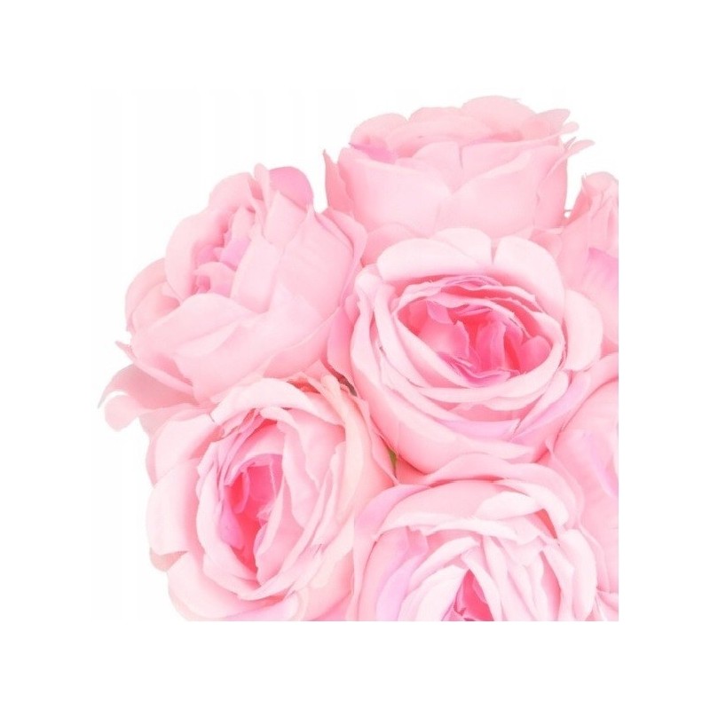 RÓŻA RÓŻE BUKIET GĘSTY SZTUCZNE KWIATY JAK ŻYWE