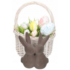 FIGURKA WIELKANOCNA ZAJĄC ZAJĄCZEK CERAMICZNY