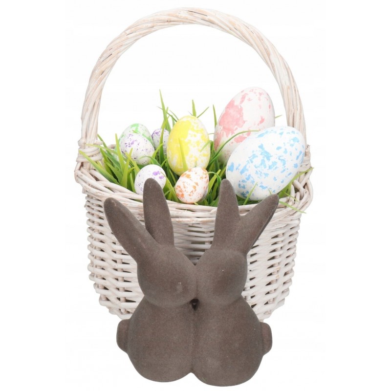 FIGURKA WIELKANOCNA ZAJĄC ZAJĄCZEK CERAMICZNY