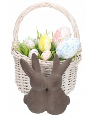 FIGURKA WIELKANOCNA ZAJĄC ZAJĄCZEK CERAMICZNY