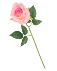 RÓŻA POJEDYNCZA ZAMSZOWA JAK ŻYWA 51CM RÓŻE