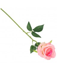 RÓŻA POJEDYNCZA ZAMSZOWA JAK ŻYWA 51CM RÓŻE