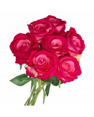 SZTUCZNE KWIATY RÓŻA POJEDYNCZA ZAMSZOWA JAK ŻYWA