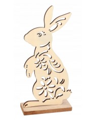 FIGURKA WIELKANOCNA ZAJĄC ZAJĄCZEK DREWNIANY