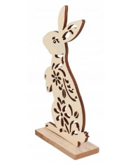 FIGURKA WIELKANOCNA ZAJĄC ZAJĄCZEK DREWNIANY