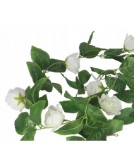 SZTUCZNE KWIATY ROŚLINY GIRLANDA 200CM RÓŻA RÓŻE