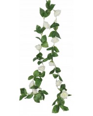 SZTUCZNE KWIATY ROŚLINY GIRLANDA 200CM RÓŻA RÓŻE