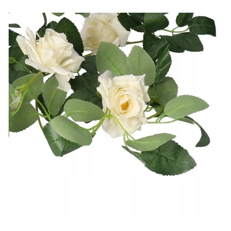 SZTUCZNE KWIATY ROŚLINY GIRLANDA 220CM RÓŻA RÓŻE