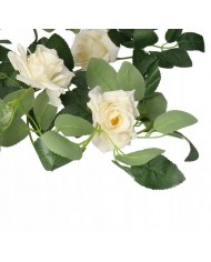 SZTUCZNE KWIATY ROŚLINY GIRLANDA 220CM RÓŻA RÓŻE