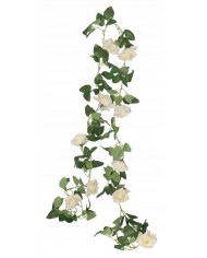 SZTUCZNE KWIATY ROŚLINY GIRLANDA 220CM RÓŻA RÓŻE