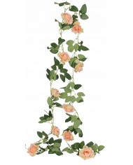 SZTUCZNE KWIATY ROŚLINY GIRLANDA 220CM RÓŻA RÓŻE