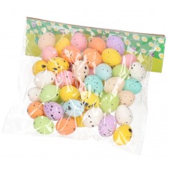 JAJKA PLASTIKOWE NAKRAPIANE PISANKI JAJKO 50SZT