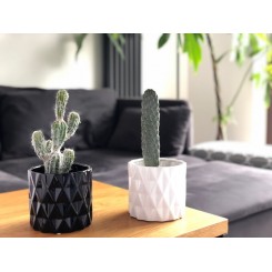 DONICZKA OSŁONKA CERAMICZNA BIAŁA OZDOBA