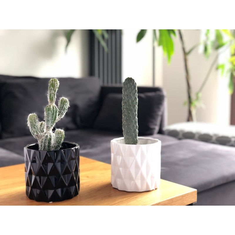 DONICZKA OSŁONKA CERAMICZNA BIAŁA OZDOBA